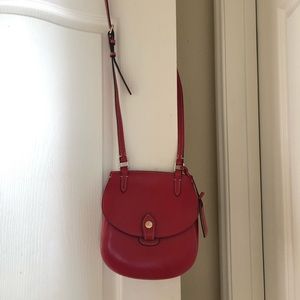 Dooney & Bourke Crossbody Bag - Red Leather